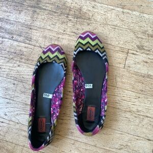 Missoni for target collaboration women’s round toe flats size 7.5